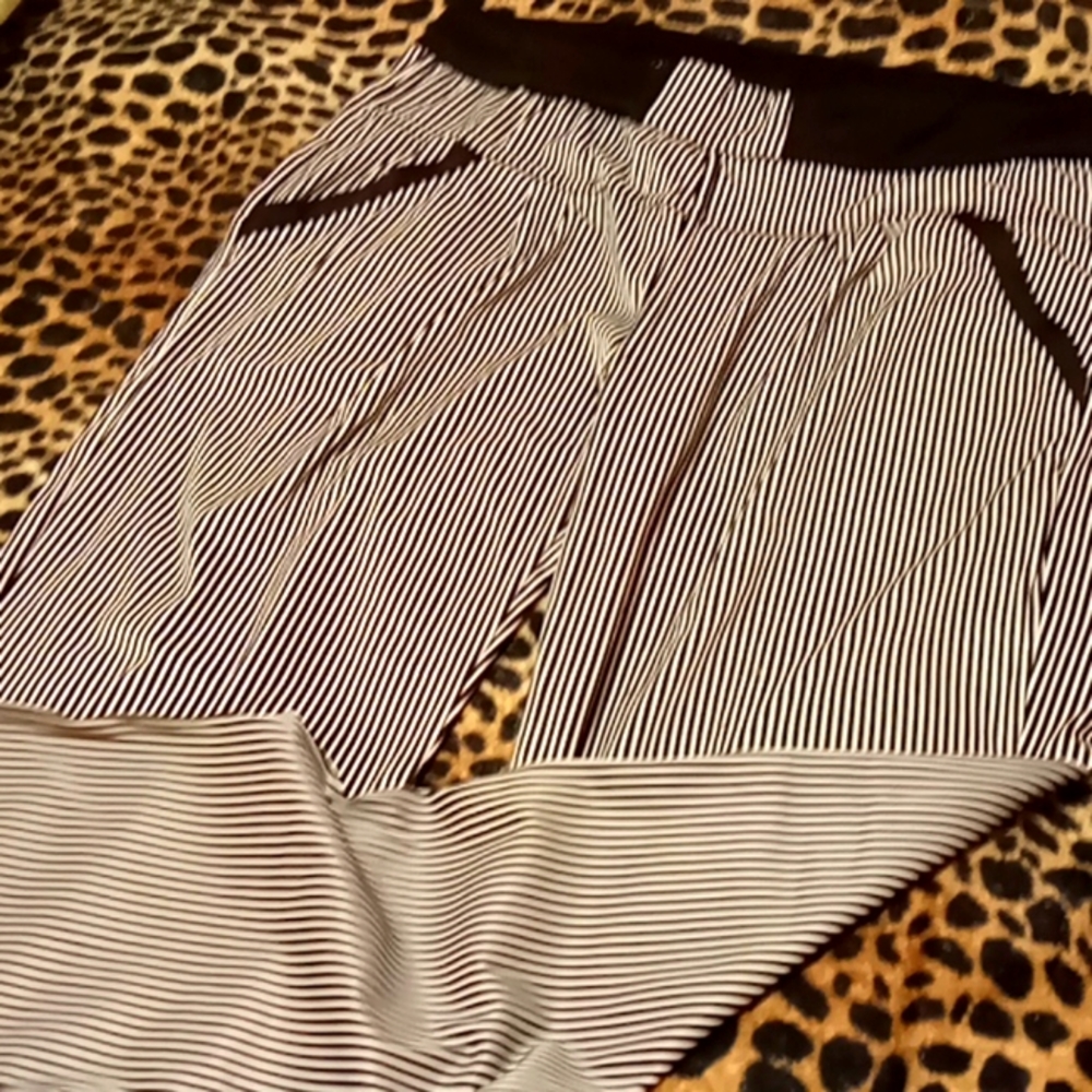 Pinstripe pants